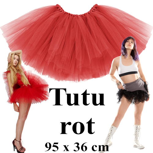 TUTU-Rot-Hen-Party-Kostuem-Junggesellinnenabschied