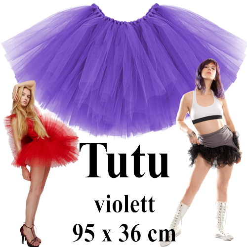 TUTU-Violett-Hen-Party-Kostuem-Junggesellinnenabschied