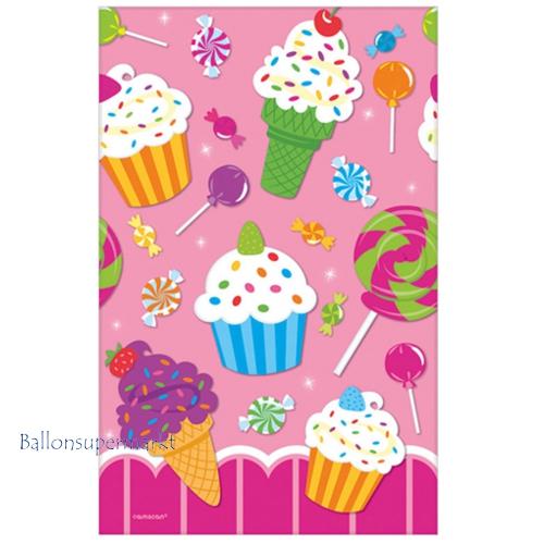 Tischdecke-Candy-Shop-Tischdekoration-Mottoparty-Candy-Bar-Sweet-Shop-Kindergeburtstag