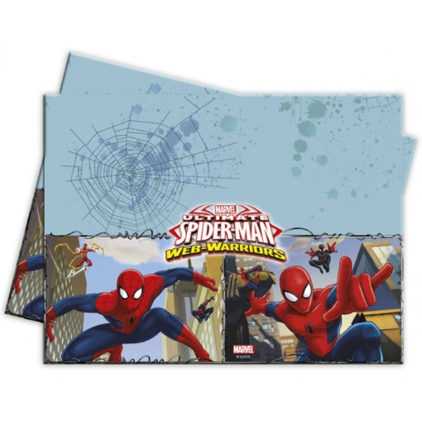Tischdecke-Spider-Man-Web-Warriors-Partydekoration-Kindergeburtstag-Marvel