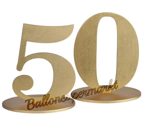 Tischdekoration-Aufsteller-Zahl-50-gold-Dekoration-zum-50.-Geburtstag-Jubilaeum-Goldene-Hochzeit