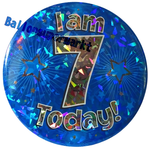 Tischdekoration-Aufsteller-Zahl-7-blau-I-am-7-today-Dekoration-zu-Geburtstag-Kindergeburtstag-Party