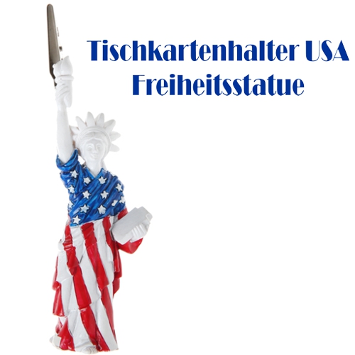 Tischkartenhalter-USA-Freiheitsstatue-Dekoration-Mottoparty-Amerika-New-York