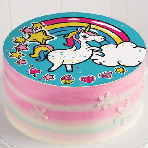 Tortenaufleger-Einhorn-Kuchenaufleger-Zuckerdekoration-zum-Kindergeburtstag-Unicorn-Fabelwesen