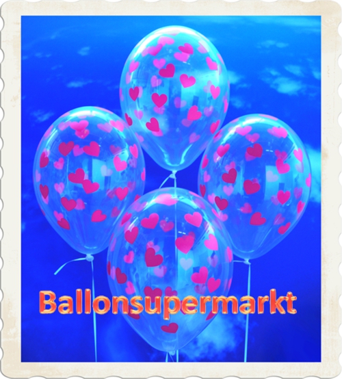 Herzchen-in-Pink-auf-transparenten-Luftballons