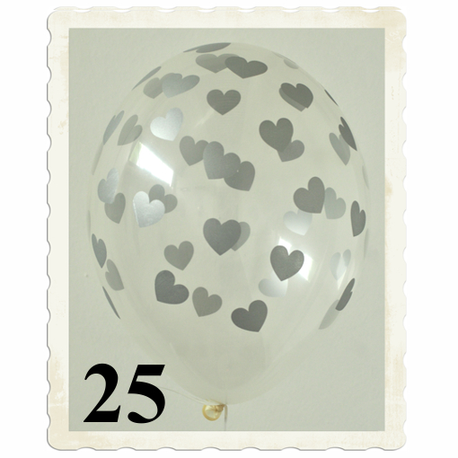 Transparente-Luftballons-mit-silbernen-Herzen-25-Stueck