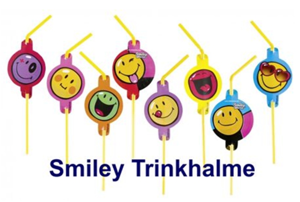 Trinkhalme Smiley