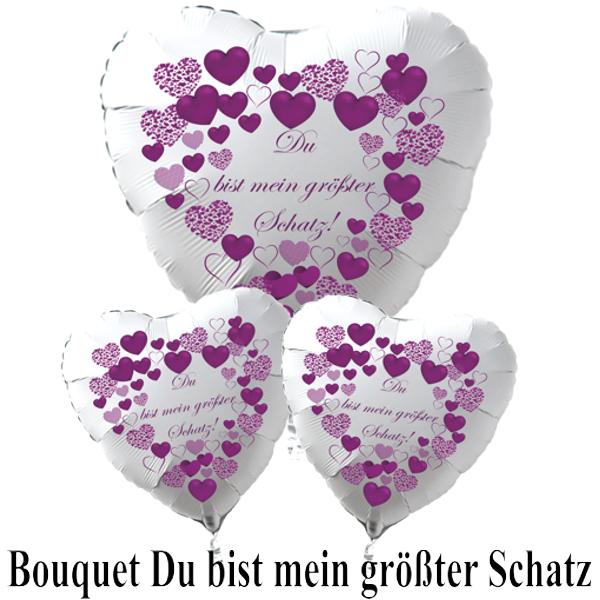Valentinstag-Ballon-Bouquet-Du-bist-mein-groesster-Schatz-mit-Ballongas-Helium