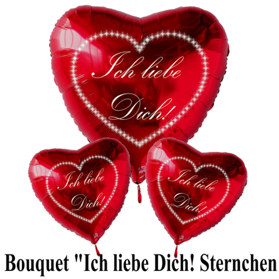 Valentinstag-Ballon-Bouquet-Ich-liebe-Dich-Sternchenherz-mit-Ballongas-Helium
