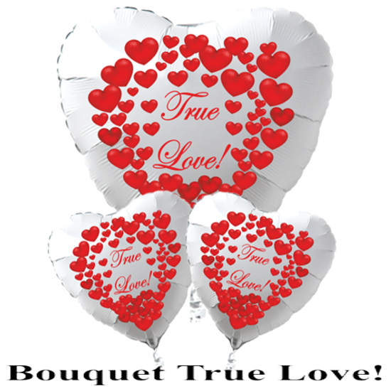 Valentinstag-Ballon-Bouquet-True-Love-mit-roten-Herzen