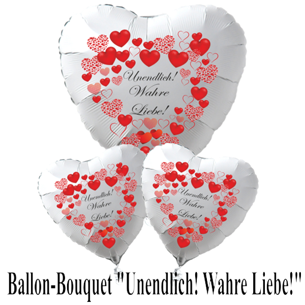Valentinstag-Ballon-Bouquet-Unendlich-Wahre-Liebe-inklusive-Ballongas-Helium