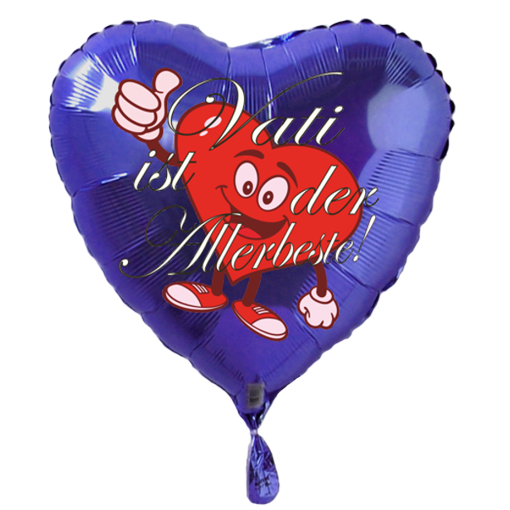 Vati-ist-der-Allerbeste-Herzluftballon-blau-45-cm-mit-Helium