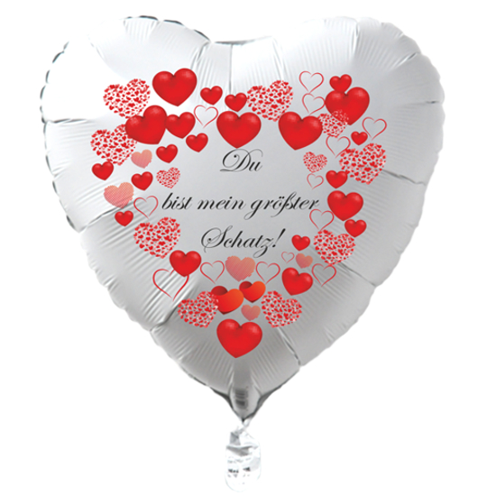 Weisser-Herzluftballon-Valentinstag-Du-bist-mein-groesster-Schatz-rote-Herzen
