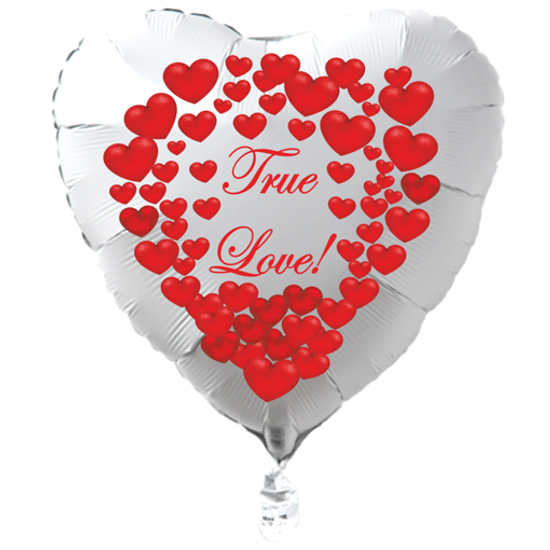 Weisser-Herzluftballon-zum-Valentinstag-mit-roten-Herzen-True-Love