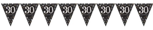 Wimpelkette-Sparkling-Celebration-30-zum-30.-Dekoration-Geburtstagsparty-Partydekoration-Geburtstagsdeko