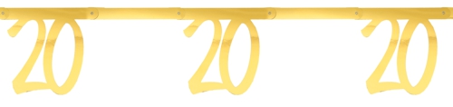 Wimpelkette-Zahl-20-Gold-zum-20.-Geburtstag-Geburtstagsparty-Partydekoration-Geburtstagsdekoration