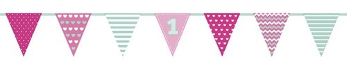 Wimpelkette-zum-1.-Geburtstag-rosa-Dekoration