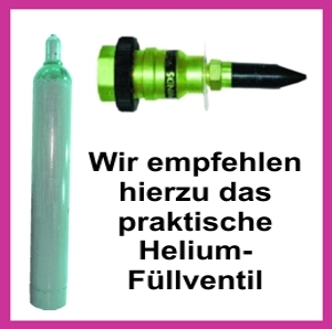 Helium-Füllventil