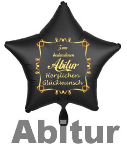 Abitur Ballons und Dekoration