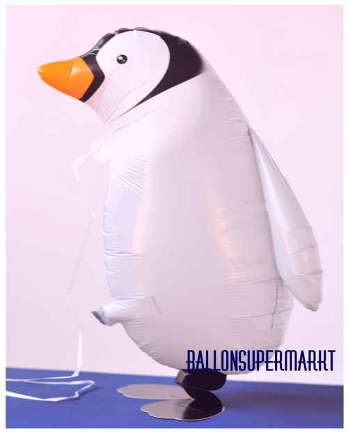 Folienballon Airwalker Pinguin, Airwalker Luftballon aus Folie mit Helium