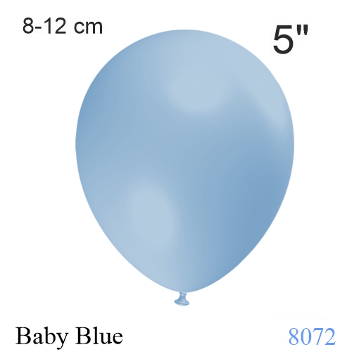baby blue luftballon 8-12 cm, vintage-farbe