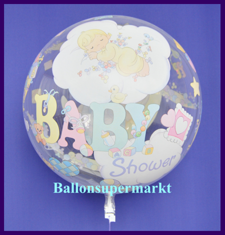 Bubbles Luftballon Baby Shower zu Geburt und Taufe