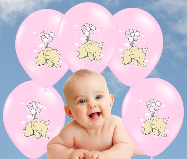 babyparty-luftballons-elefanten-rosa