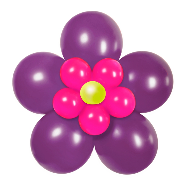 ballon-set-flower-violett-Blume-Bluete-Ballondekoration-Latexballons-Dekoration-Geburtstagsdekoration-Geburtstagsdeko-Kindergeburtstagsdekoration-Selbstbau