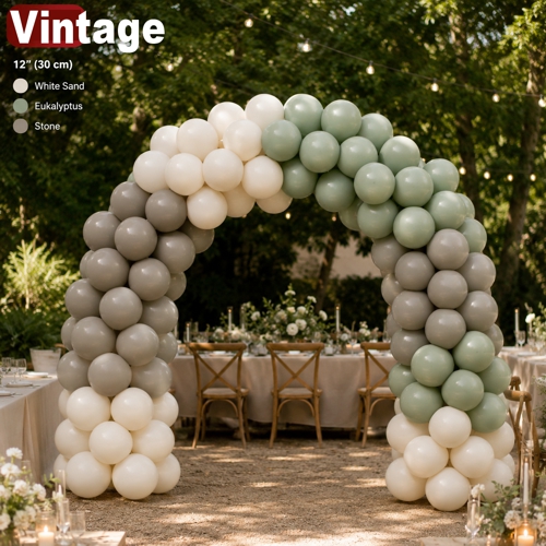 Ballongirlande Vintage als Festdekoration