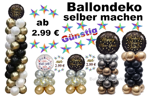 ballondeko-silvester-guenstig-selber-machen