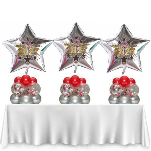 Ballondekoration Tischdeko Silvester 2027 Ballondekoration Tischdeko Silvester 2027