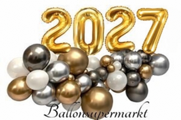 DIY Ballondeko zur Silvesterparty 03 DIY Ballondeko zur Silvesterparty 03
