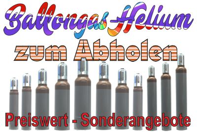 Ballongas Helium zum Abholen