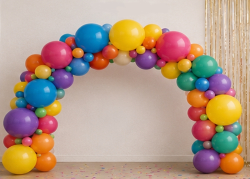 Ballongirlande Bunter Kindergeburtstag