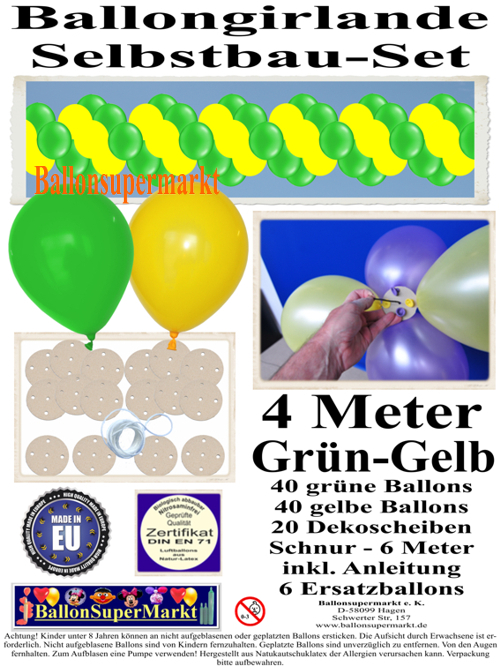ballongirlande-selbstbau-set-girlande-aus-luftballons-zum-selbermachen-gruen-gelb-4m