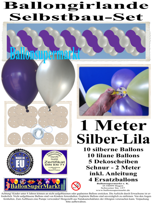 ballongirlande-selbstbau-set-girlande-aus-luftballons-zum-selbermachen-silber-lila-1m