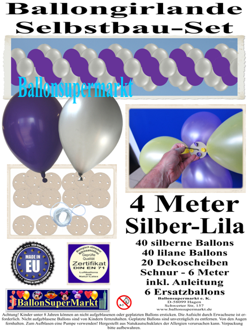 ballongirlande-selbstbau-set-girlande-aus-luftballons-zum-selbermachen-silber-lila-4m