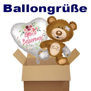Ballongrüße, Luftballons mit Helium, Grüße und Glückwünsche