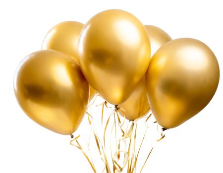 Bouquet aus goldenen Luftballons