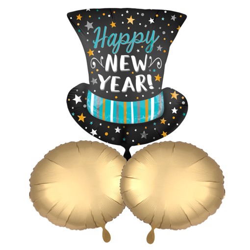 bouquet-silvester-neujahr-zylinder-luftballon-happy-new-year