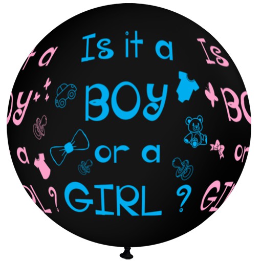 Gender-Reveal Luftballon Is it a Boy or a Girl