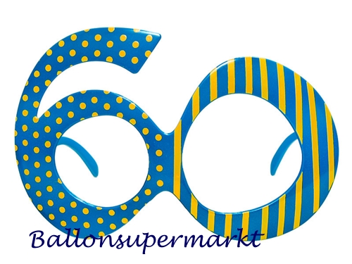 Partybrille 60, zum 60. Geburtstag Partybrille 60, zum 60. Geburtstag