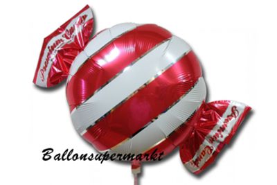 Candy Luftballons aus Folie mit Helium