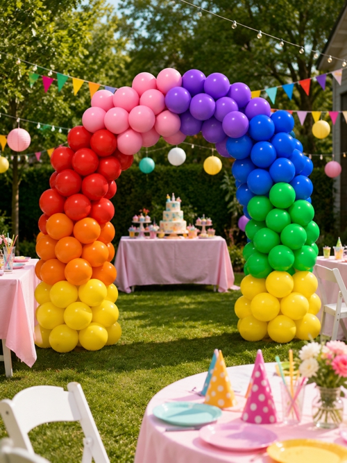 Ballongirlande Colorful als Festdekoration