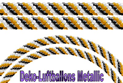 Deko Luftballons Metallic 30 cm
