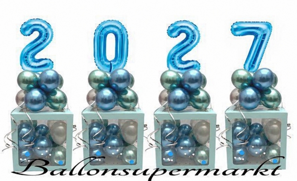 DIY Ballondeko zur Silvesterparty 04 DIY Ballondeko zur Silvesterparty 04