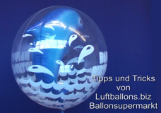 Video Anleitung zum Aufblasen von Insider Luftballons, Bubbles