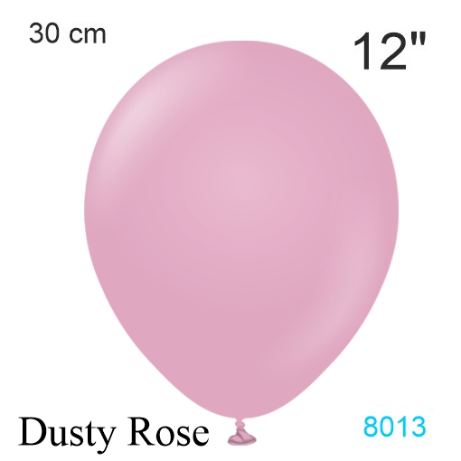 dusty rose luftballon 30 cm, vintage-farbe