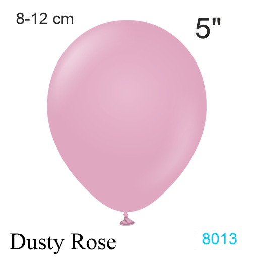 dusty rose luftballon 8-12 cm, vintage-farbe