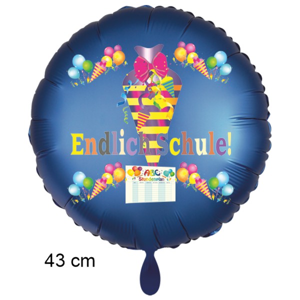 Endlich-Schule-blauer-Rundluftballon-mit-Helium-zum-Schulanfang